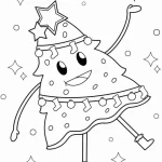 coloriage Sapin pour enfant a imprimer gratuit