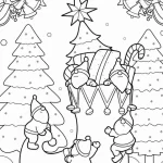 imprimer coloriage Sapin gratuit