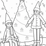 coloriage Sapin à imprimer a4