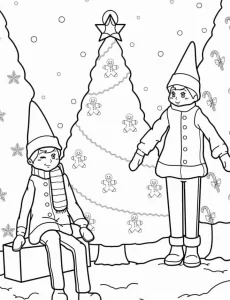 coloriage Sapin à imprimer a4