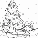 coloriage Sapin a imprimer gratuitement