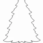 image pour coloriage Sapin enfant