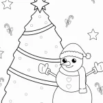 coloriage Sapin pour enfant a imprimer gratuit