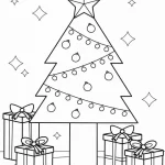 coloriage Sapin en ligne pour enfant