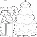 coloriage Sapin educatif pour enfant