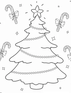 imprimer coloriage Sapin gratuit