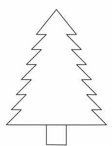 coloriage Sapin à imprimer pdf gratuit