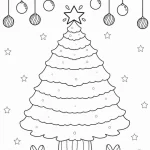 coloriage Sapin à imprimer pour enfant de 12 ans