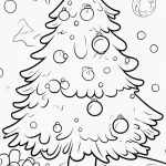 coloriage Sapin à imprimer