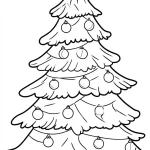 imprimer coloriage Sapin gratuit