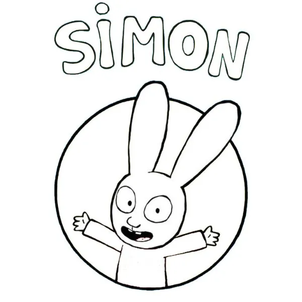 Tranh tô màu Simon
