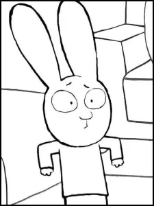 imprimer coloriage Simon pour enfant