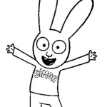a imprimer coloriage Simon gratuit