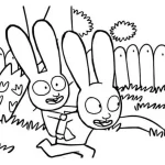 coloriage Simon à imprimer pour enfant de 6 ans