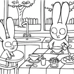 coloriage Simon et dessin a imprimer
