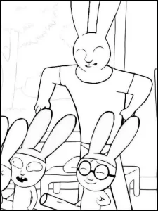 coloriage Simon à imprimer pour enfant de 3 ans