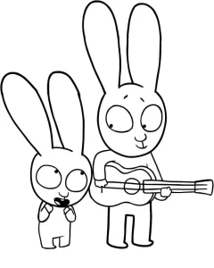 coloriage Simon d