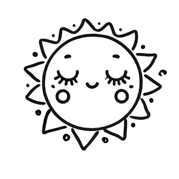 Tranh tô màu Soleil