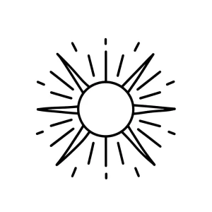 coloriage Soleil pour enfants à télécharger