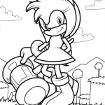 a imprimer coloriage Sonic gratuit