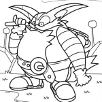 coloriage Sonic à imprimer pdf gratuit
