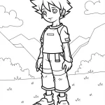 coloriage Sonic pour enfant de 10 ans