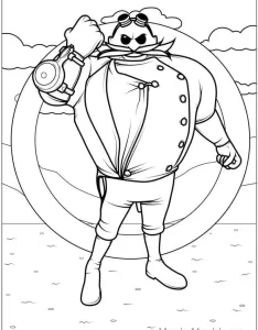 télécharger coloriage Sonic gratuit