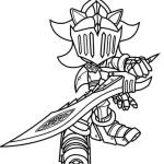 imprimer coloriage Sonic gratuit