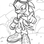 coloriage Sonic et dessin a imprimer