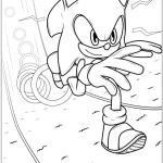 télécharger coloriage Sonic gratuit