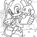coloriage Sonic à imprimer gratuitement