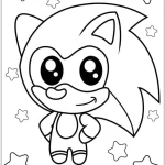coloriage Sonic a telecharger
