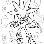coloriage Sonic pour enfant de 6 ans