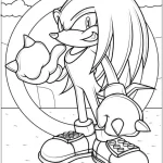 coloriage Sonic gratuit à imprimer
