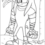 coloriage Sonic à imprimer gratuitement pdf