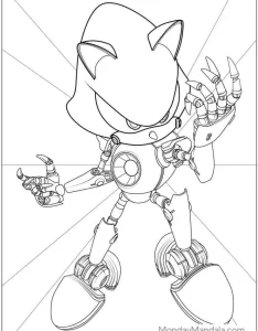 coloriage Sonic a dessiner en ligne