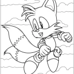 coloriage Sonic a imprimer gratuitement