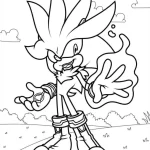 coloriage Sonic pour enfant de à imprimer