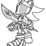 coloriage Sonic pour enfants a imprimer