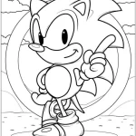 coloriage Sonic en ligne pour enfant