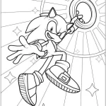 coloriage Sonic gratuit à imprimer