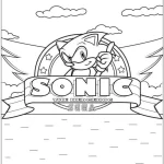 coloriage Sonic pour enfant