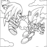 coloriage Sonic pour enfant