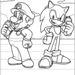 coloriage Sonic pour enfant de 7 ans
