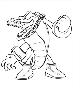 coloriage Sonic pour enfant de 10 ans