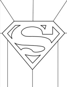 coloriage Superman gratuit en ligne