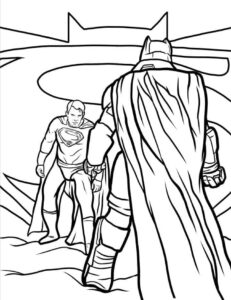 coloriage Superman a dessiner en ligne