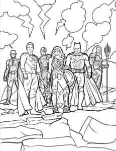 coloriage Superman pour enfants