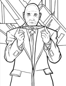 coloriage Superman gratuit pour enfants