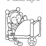 coloriage T’choupi à imprimer pour enfant de 6 ans